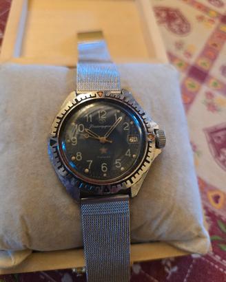 Orologio meccanico militare Russo Komandirskie 