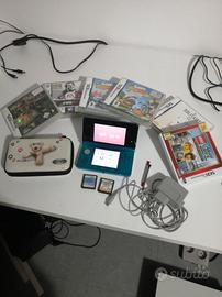 Nintendo 3ds con 8 giochi alimentatore originale 