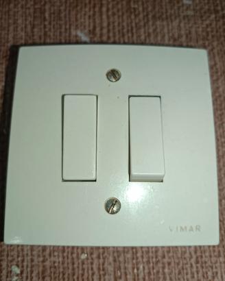 Doppio interruttore 230V 10A VIMAR 6402 Vintage