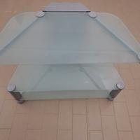 Mobile porta TV in cristallo 