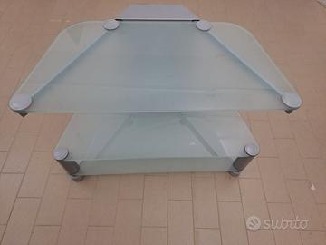 Mobile porta TV in cristallo 