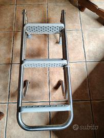 Scaletta acciaio inox 5 gradini