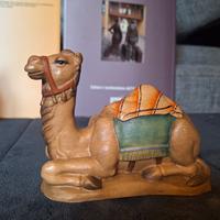 Cammello legno dipinto a mano 
