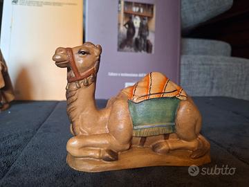 Cammello legno dipinto a mano 