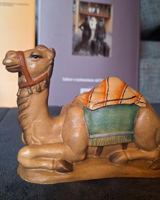 Cammello legno dipinto a mano 