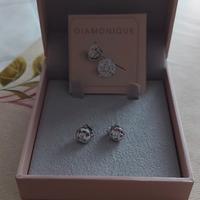 Orecchini in argento DIAMONIQUE 