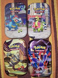 pokemon 4 mini tin vuote