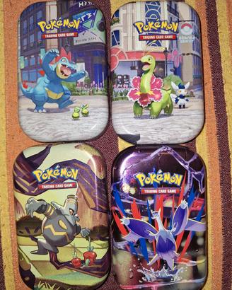 pokemon 4 mini tin vuote