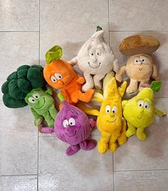 Set 7 peluche Goodness Gang - Frutta e Verdura