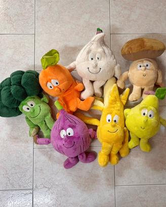 Set 7 peluche Goodness Gang - Frutta e Verdura