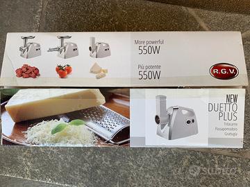 Tritacarne,passpomodoro e grattugia