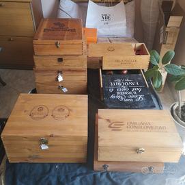 Pipe-cassette porta vino in legno modificate 