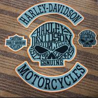 set 5 patch harley davidson 