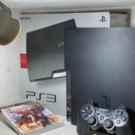 PS3 Slim 160GB Console + Controller + Gioco + Cavi