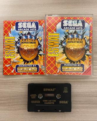 Gioco Commodore 64/128 Eswat in cassetta