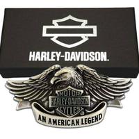 Fibbia cintura originale harley davidson stemma aq