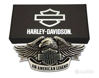 Fibbia cintura originale harley davidson stemma aq