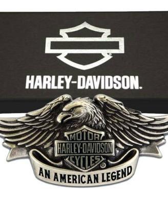 Fibbia cintura originale harley davidson stemma aq