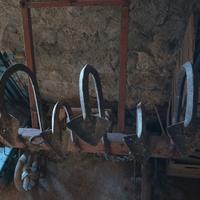 erpice da traino antico 