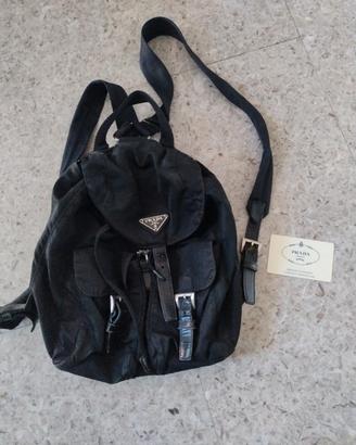 Prada zainetto tela vela in nylon