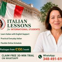Italian Lessons for Foreign Students