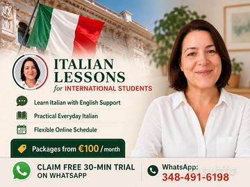 Italian Lessons for Foreign Students