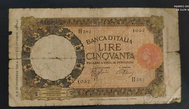 Banconote vintage italiane e estere
