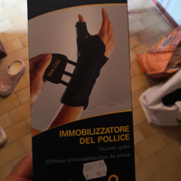 Tutore immobilizzatore pollice
