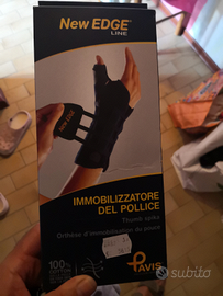 Tutore immobilizzatore pollice