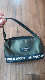 Borsa Ralph Lauren verde militare