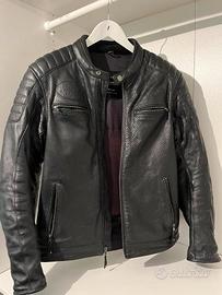 Giacca da moto in pelle John Doe nera