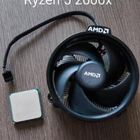 AMD Ryzen 5 2600x + Dissipatore stock