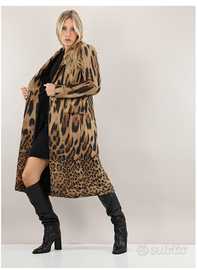 Cappotto Kocca animalier. Veste bene una tg. 42