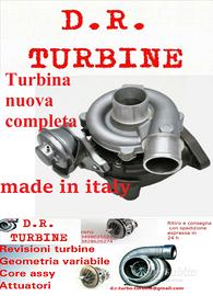 TURBINA NUOVA COMPLETA TURBOCOMPRESSORE RAW4 72116