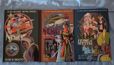 3 volumi prima edizione Nemo Alan Moore Gentleman