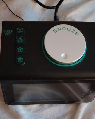 Sveglia digitale da comodino  con Snooze, 