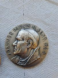 medaglia  commemorativa giovanni paolo II