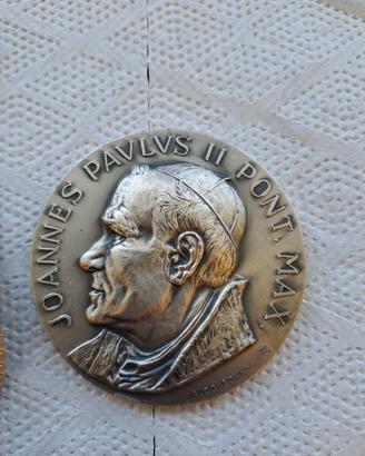 medaglia  commemorativa giovanni paolo II