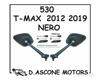 COPPIA SPECCHIETTI NERI FAR TMAX 530 2012 2019