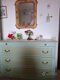 camera da letto verde