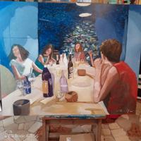 Quadro 100x80 olio su tela