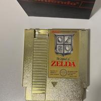 The Legend of Zelda nes cartuccia oro