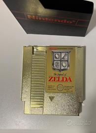 The Legend of Zelda nes cartuccia oro