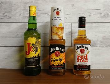 3 Whisky Liquori Jim Beam e J&B