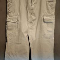 Pantalone largo uomo  cotone bianco taglia M OCN 