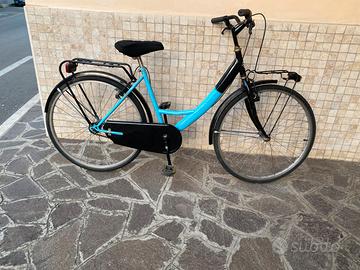 bici da passeggio bicolore.