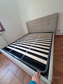 LETTO A CONTENITORE IN TESSUTO MATRIMONIALE 