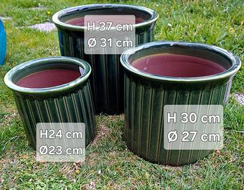 Vasi terracotta smaltati