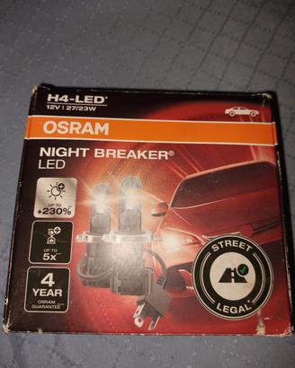 OSRAM NIGHT BREAKER LED H4 +230% luminosità