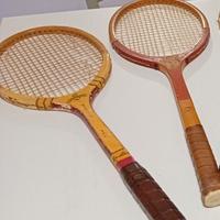vintage 2  racchette da tennis in legno